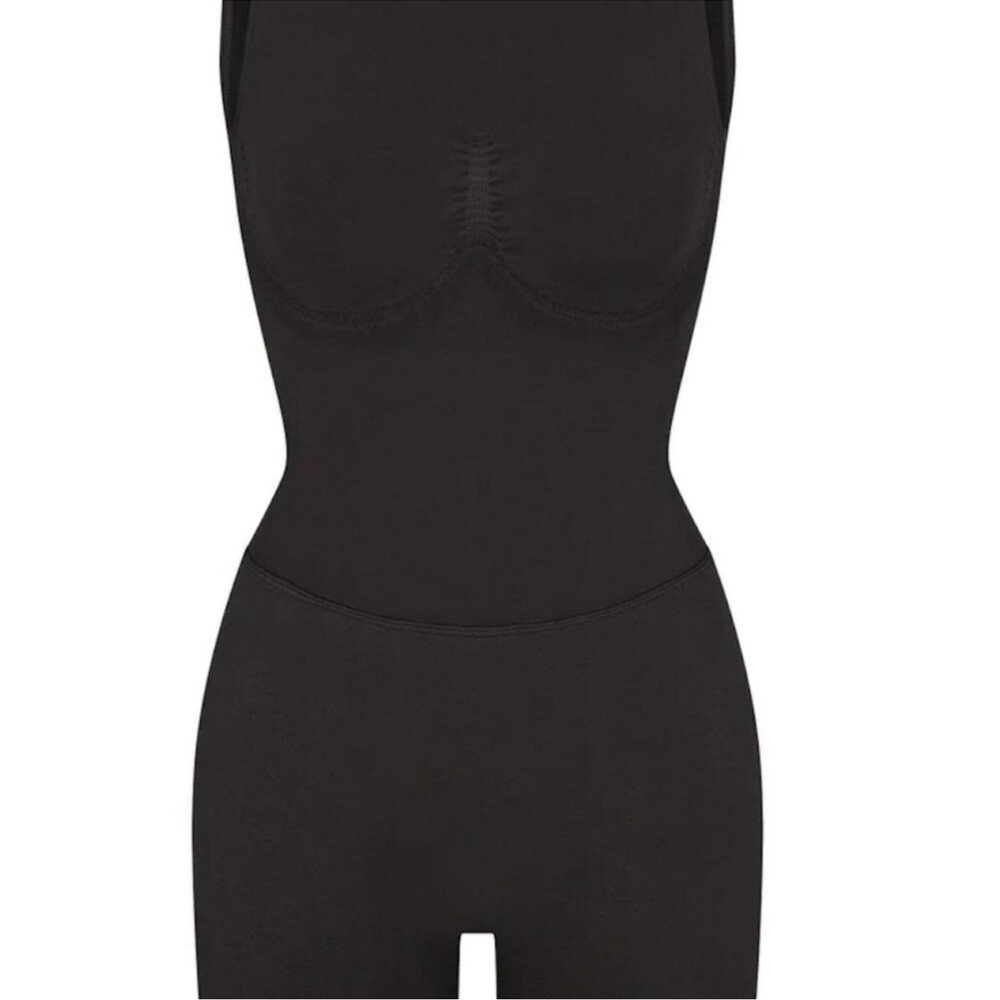 SKIMS recycled nylon mid-thigh jumpsuit